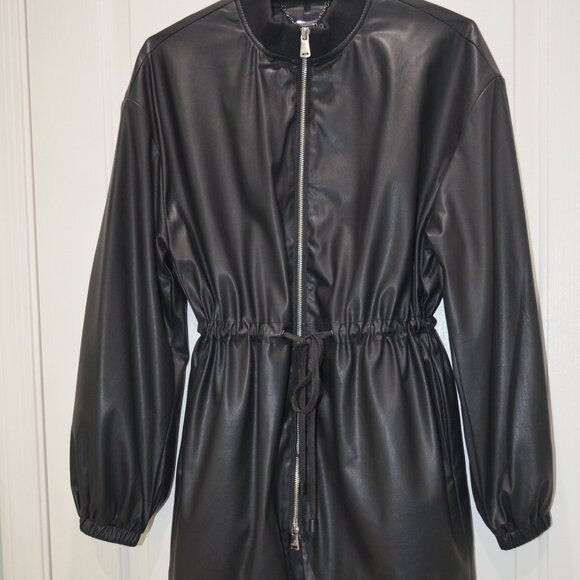 Bernardo Black Vegan Leather Jacket, Size Small - NWOT - Picture 2 of 9